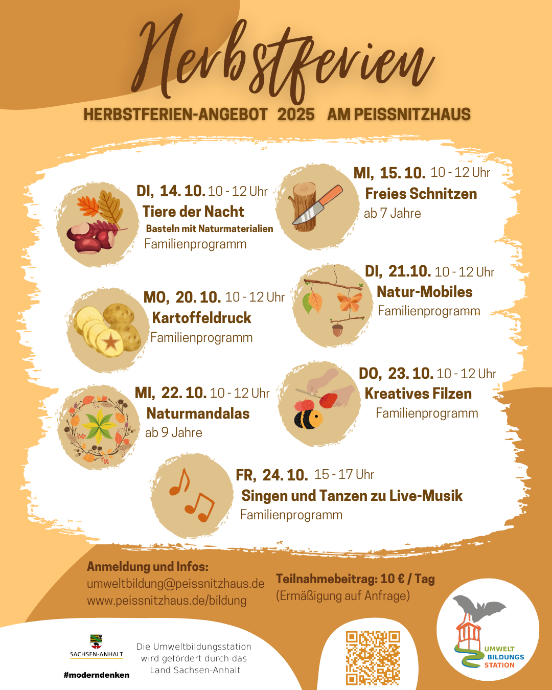 Herbstferien 2025 Instagram Post 4zu5